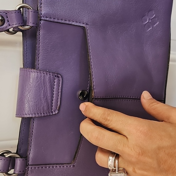 Elegant, Purple, Floral, Handbag, Leather, Country, Cowgirl, Shoulder, Travel - Picture 11 of 15